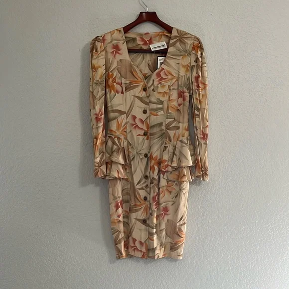 Young Edwardian Vintage 80s Floral Dress